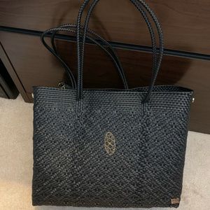 Black tote bag